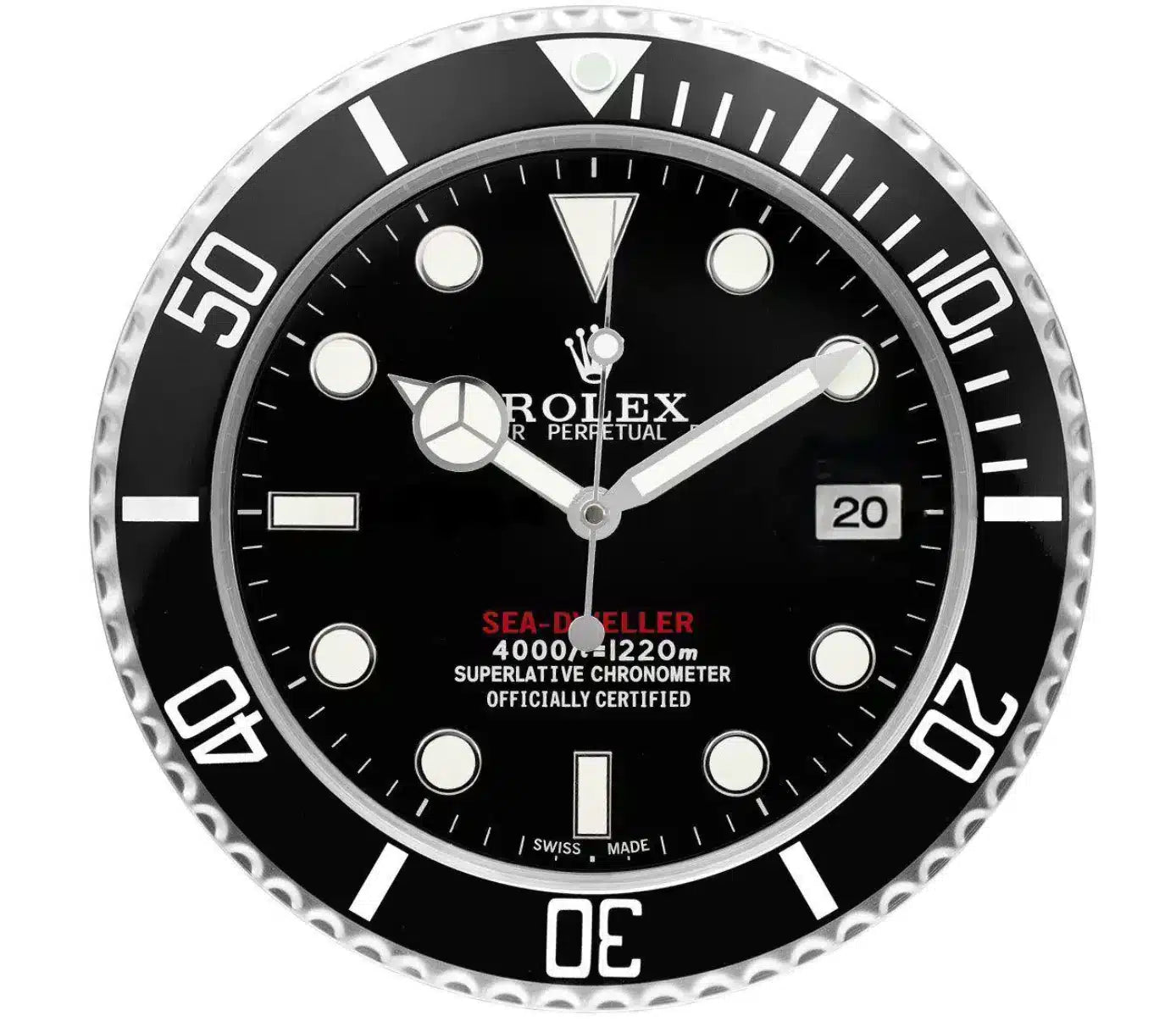 ROLEX WALL CLOCK – SEA-DWELLER – RL191 EDITION DELUXE METAL WALL CLOCK