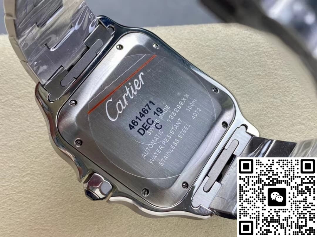 Cartier Santos WSSA0064 BV Factory Date Display