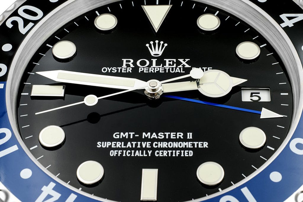 GMT MASTER 2 BATMAN “XL” – BRL13 DELUXE METAL WALL CLOCK