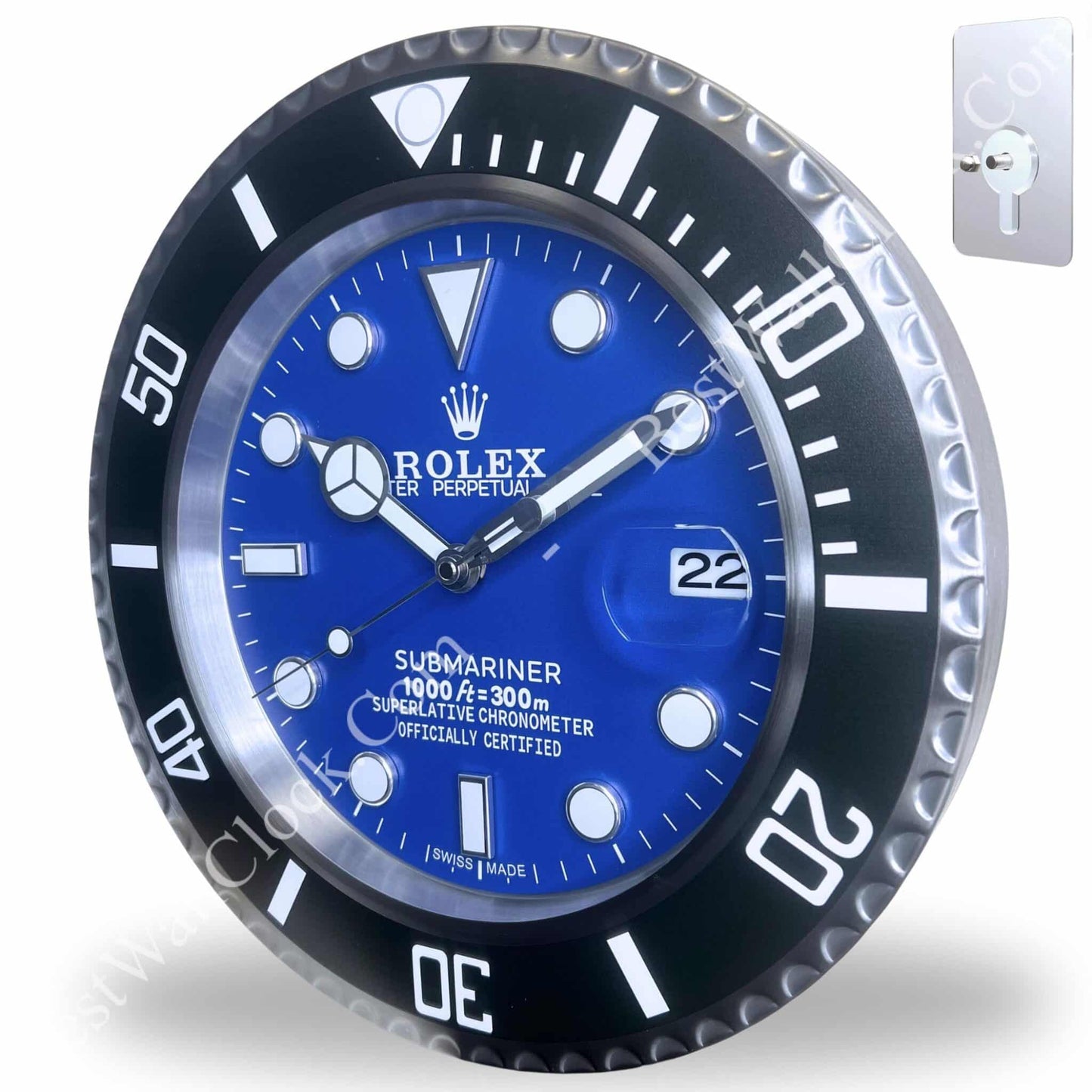 ROLEX WALL CLOCK – SUBMARINER – RL-208 EDITION DELUXE METAL WALL CLOCK