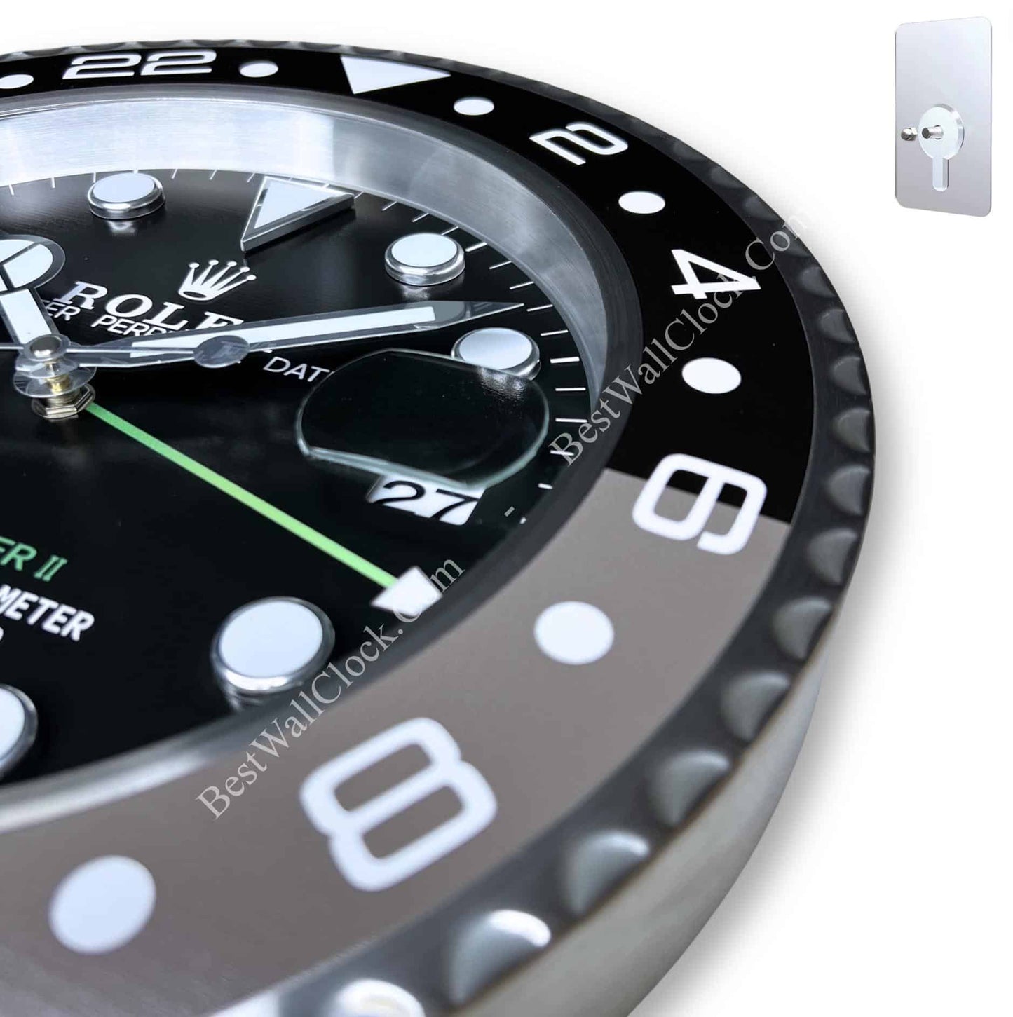 GMT MASTER II ‘BRUCE WAYNE’ EDITION 35 CM METAL WALL CLOCK