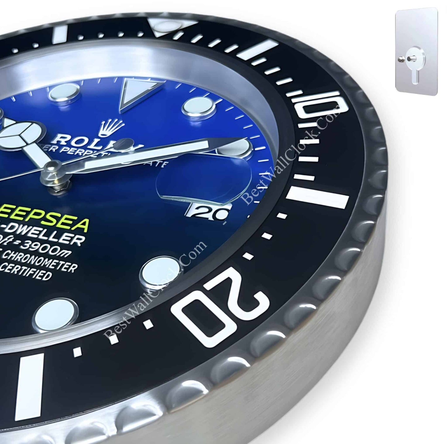 ROLEX WALL CLOCK – SEA-DWELLER / DEEPSEA – RL16 EDITION – DELUXE 35CM METAL WALL CLOCK