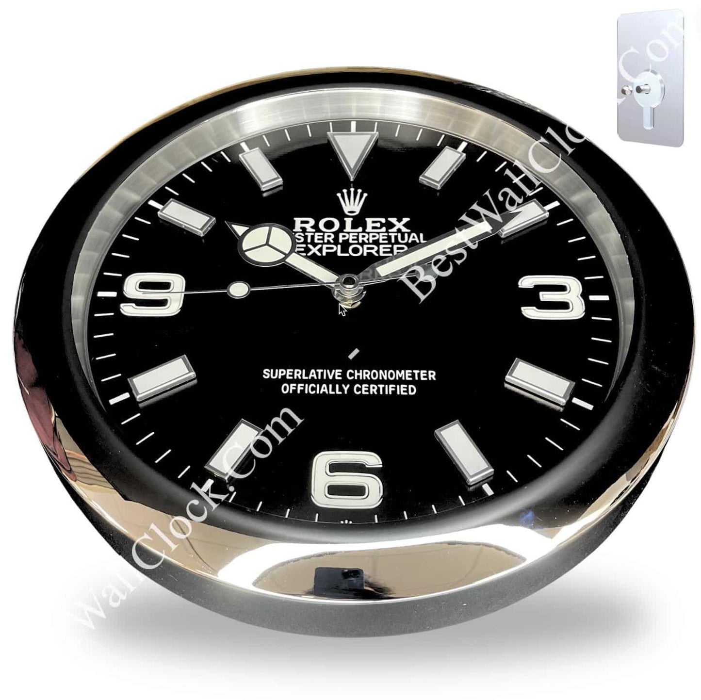EXPLORER EDITION 35 CM DELUXE METAL WALL CLOCK