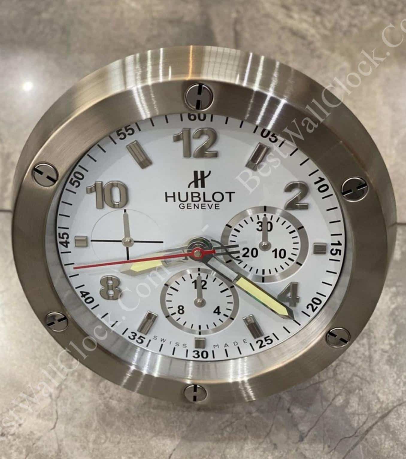 HUBLOT White/sliver Wall Clock