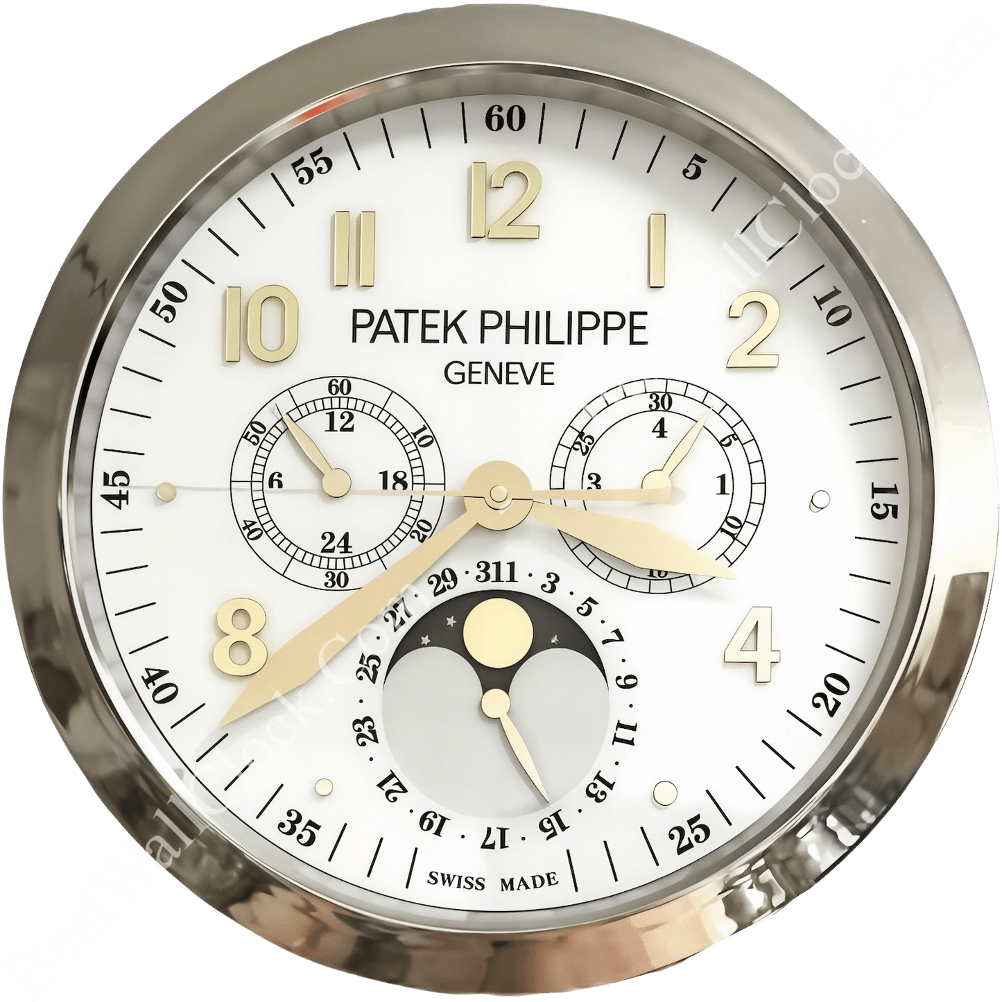 PATEK PHILIPPE GRAND COMPLICATIONS (16 POLLICI/40CM) DELUXE METAL WALL CLOCK 35 CM