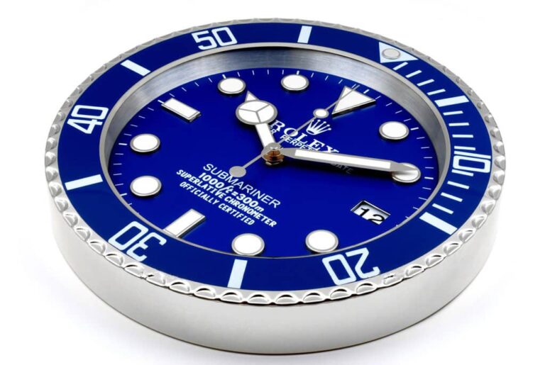 ROLEX WALL CLOCK - “XL” SUBMARINER – BRL05 EDITION - DELUXE 35 CM METAL WALL CLOCK