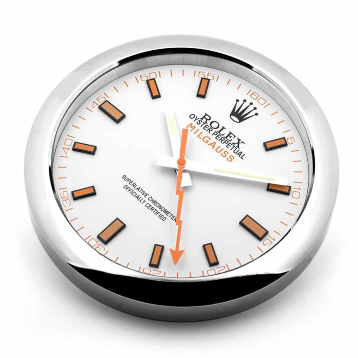 ROLEX WALL CLOCK – MILGAUSS – RL-90 EDITION DELUXE METAL WALL CLOCK