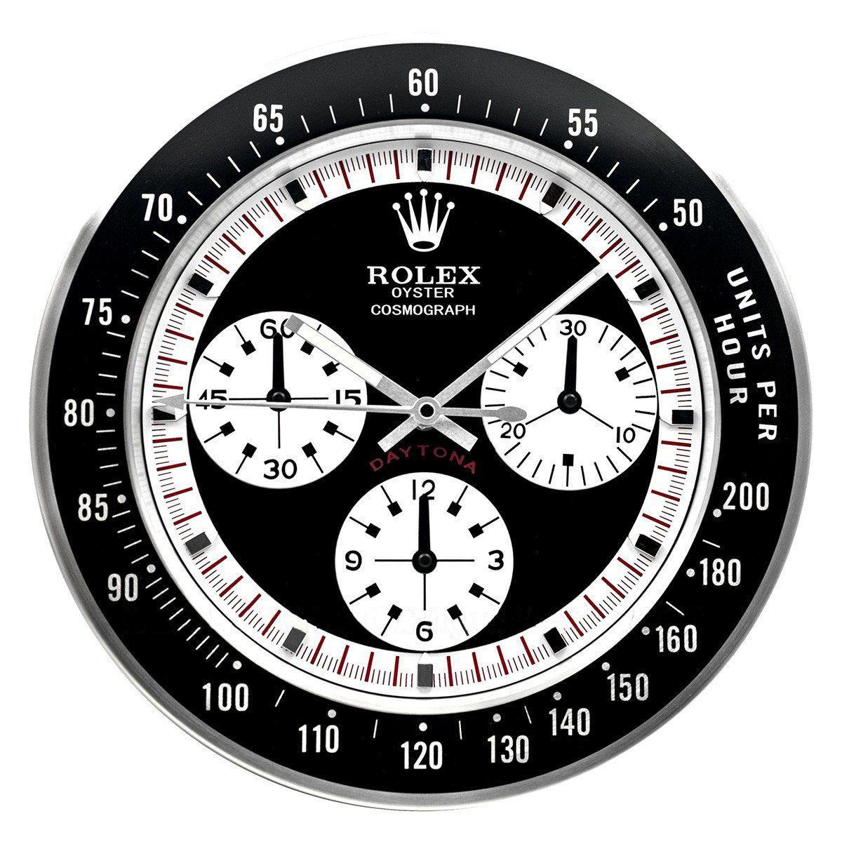 ROLEX WALL CLOCK – PAUL NEWMAN – RL-46 EDITION DELUXE METAL WALL CLOCK