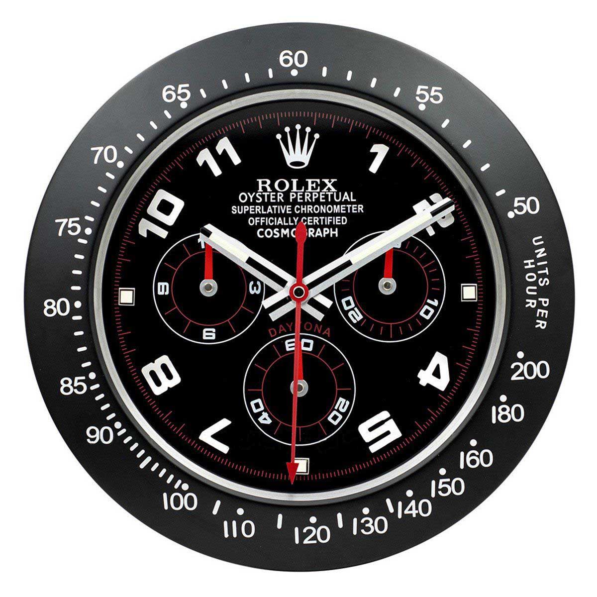 ROLEX WALL CLOCK – DAYTONA – RL-27 EDITION – DELUXE METAL WALL CLOCK