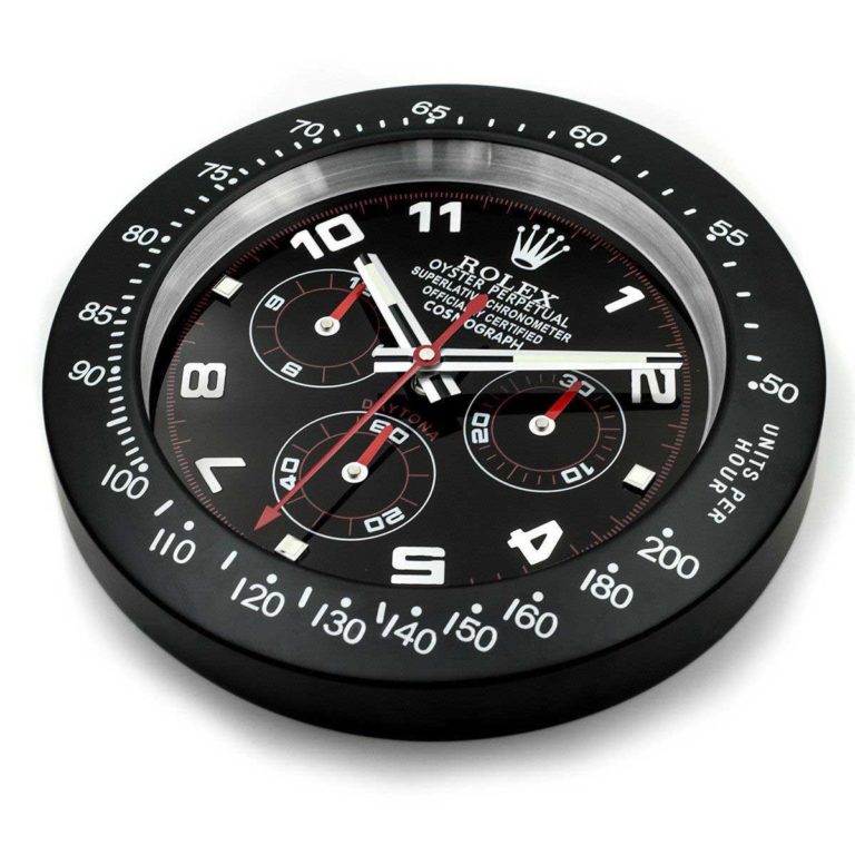 ROLEX WALL CLOCK – DAYTONA – RL-27 EDITION – DELUXE METAL WALL CLOCK