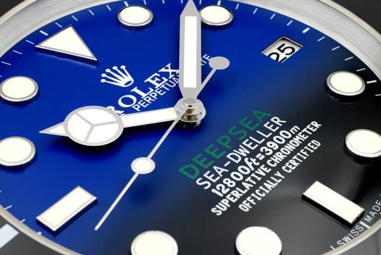 ROLEX WALL CLOCK – SEA-DWELLER / DEEPSEA – RL16 EDITION – DELUXE 35CM METAL WALL CLOCK