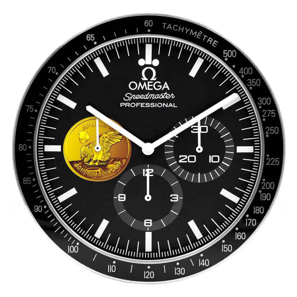 OMEGA WALL CLOCK SPEEDMASTER MOONWATCH – OM1 EDITION