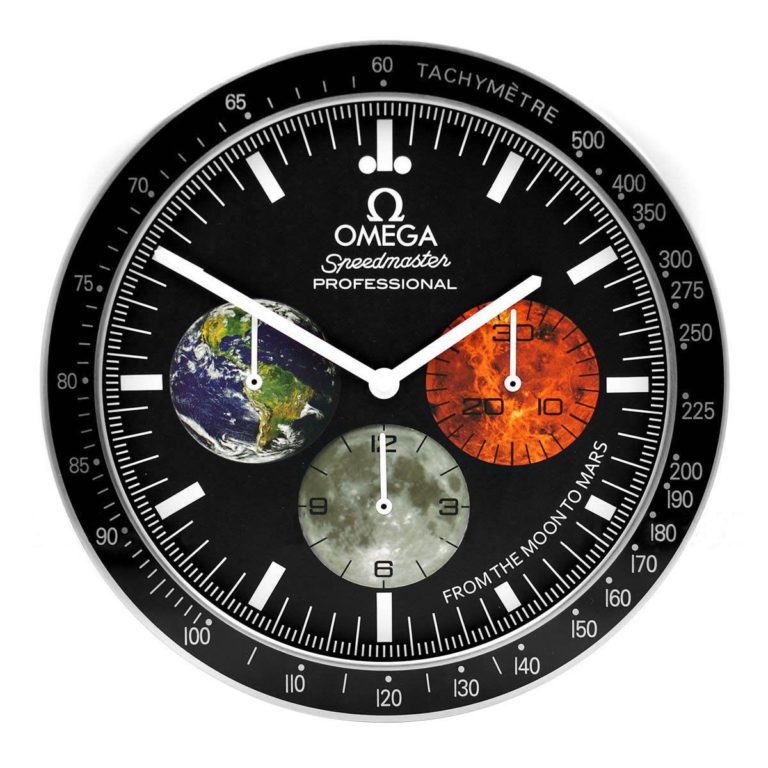 OMEGA WALL CLOCK SPEEDMASTER MOONWATCH – OM5 EDITION
