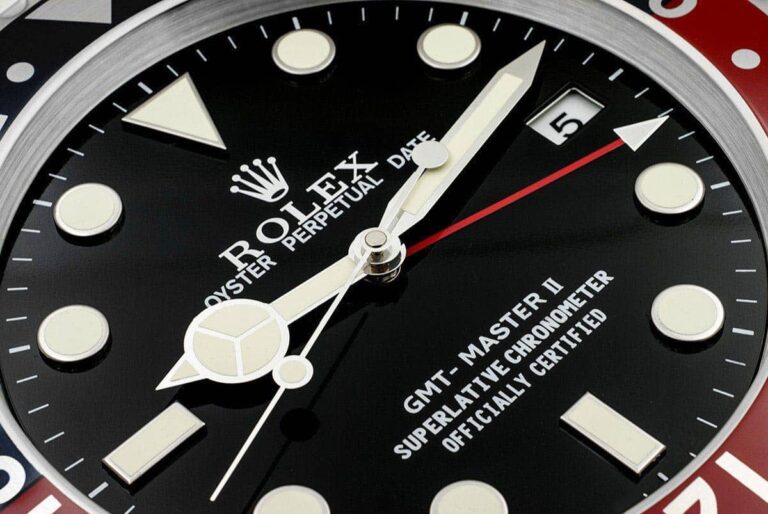 ROLEX GMT MASTER 2 COKE – RL-12 DELUXE METAL WALL CLOCK, 35 CM