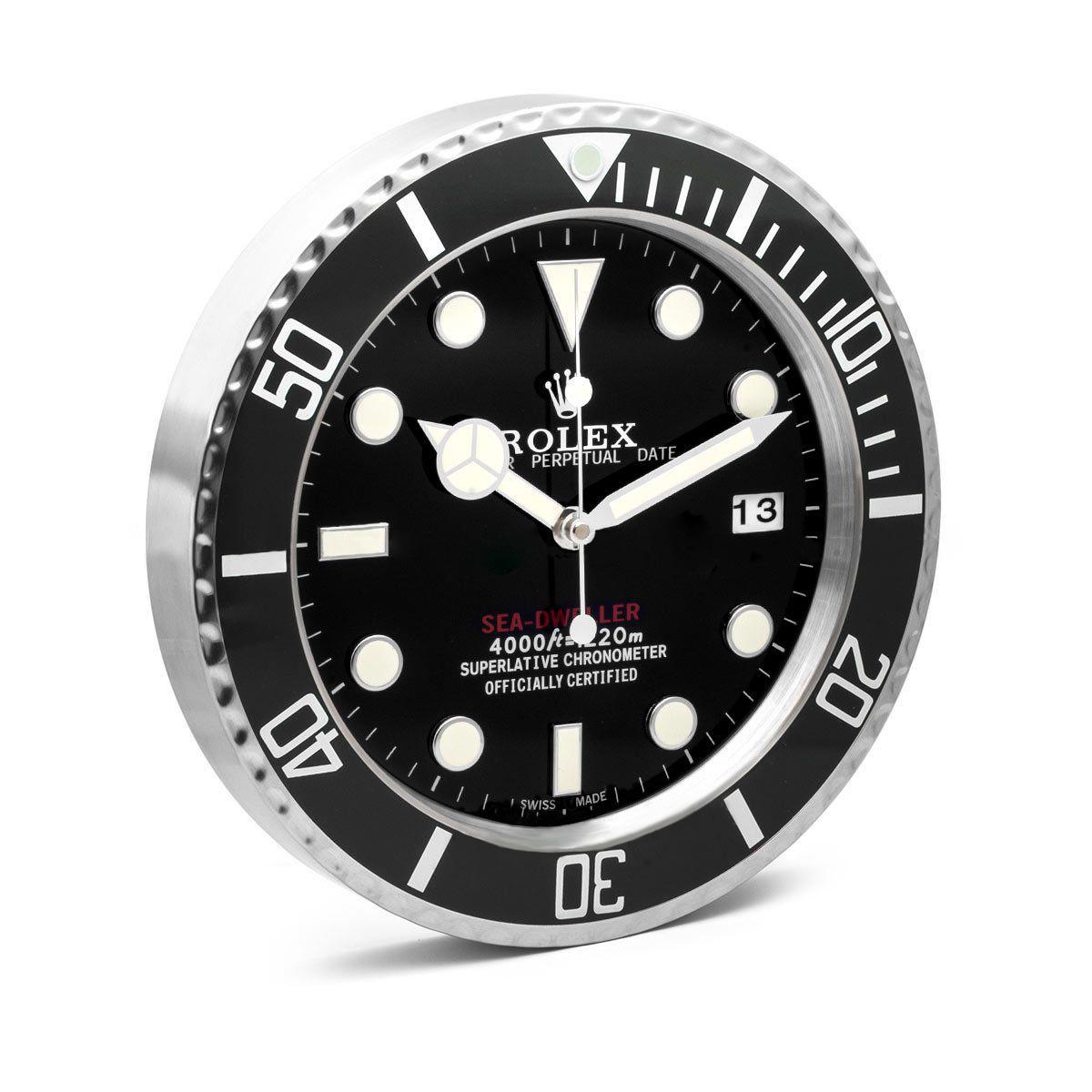 ROLEX WALL CLOCK – SEA-DWELLER – RL-191 DELUXE METAL WALL CLOCK