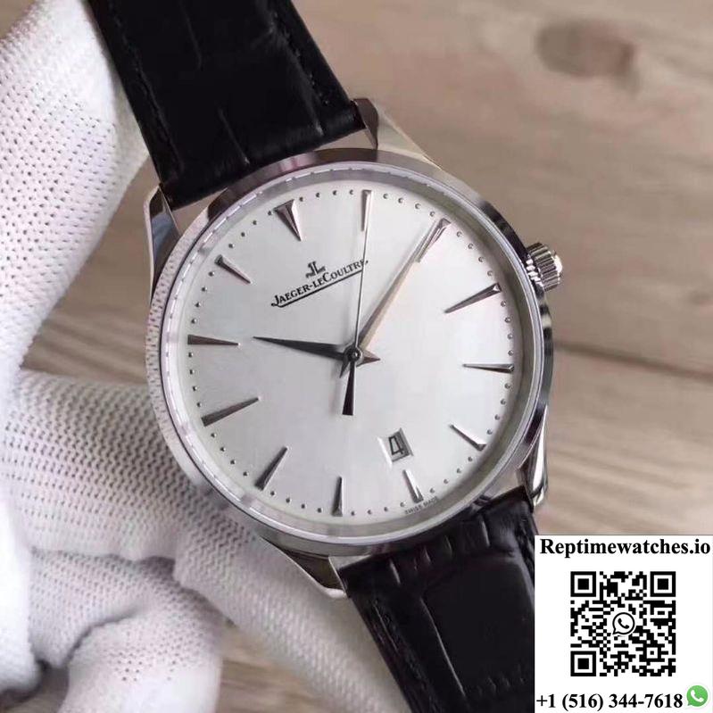 Jaeger-Lecoultre Master Ultra Thin Date 1288420 Zf Factory Silver Dial-Rep Time Watches