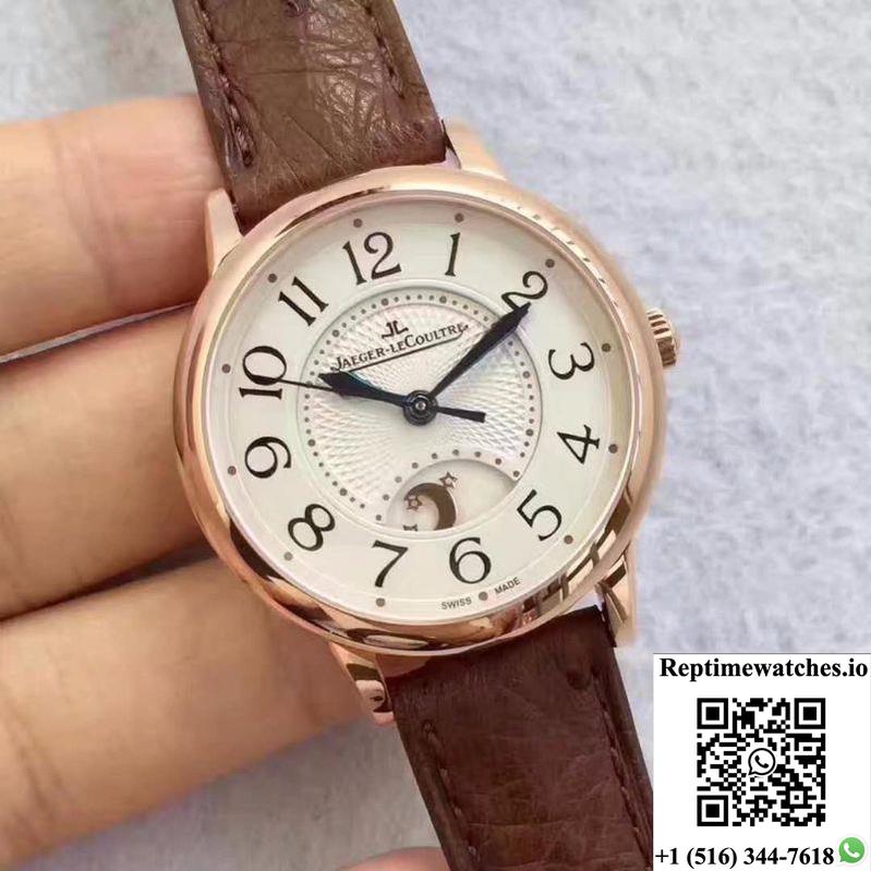 Jaeger-Lecoultre Ladies Rendez-Vous Night &Amp; Day Medium 3442420 White Dial-Rep Time Watches