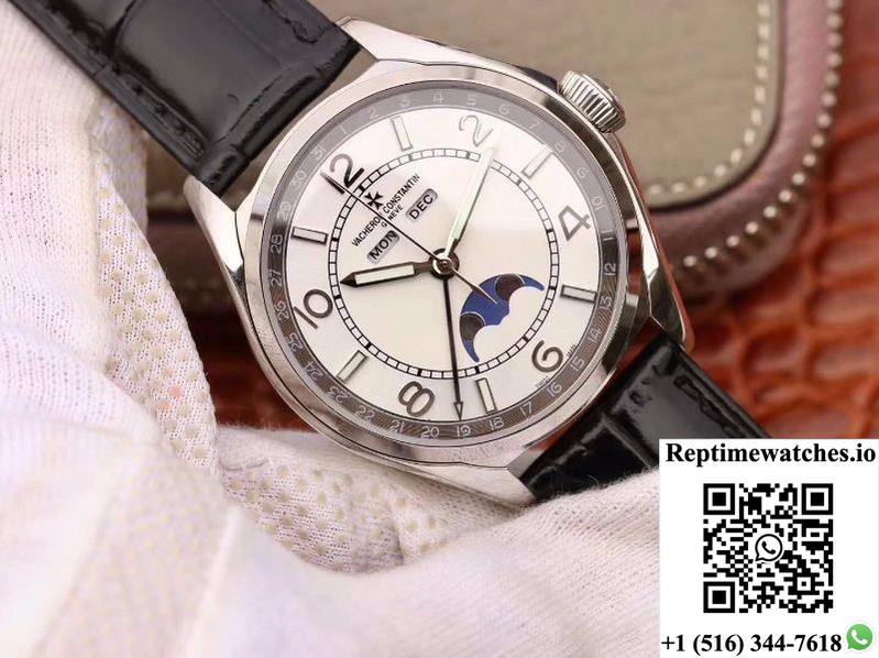 Vacheron Constantin Fiftysix Day-Date 4000E/000A-B439 White Dial-Rep Time Watches