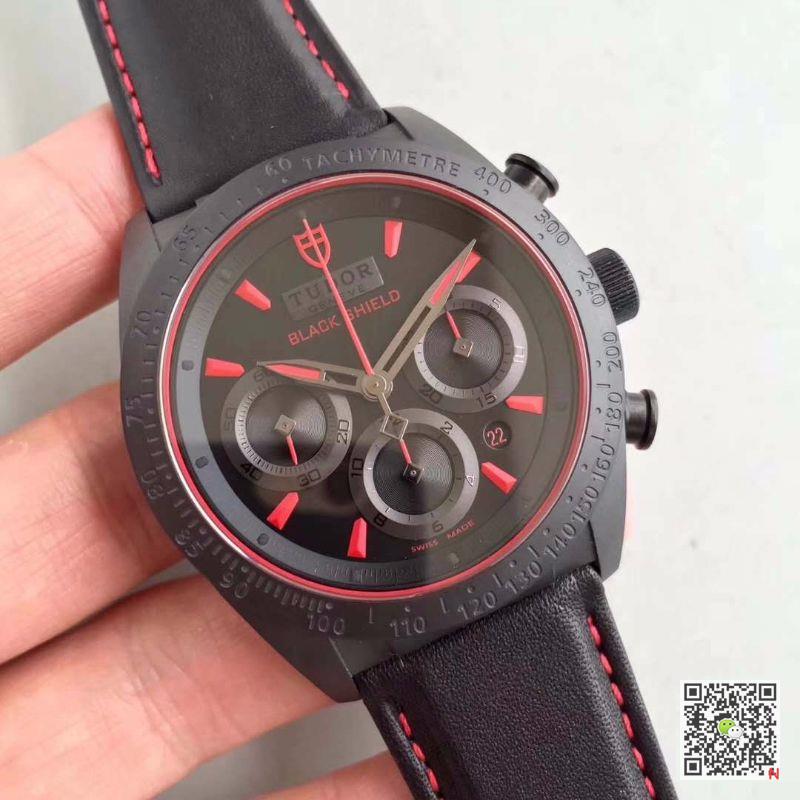 Tudor Fastrider Black Shield 42000Cr Zf Factory Black Dial-Rep Time Watches