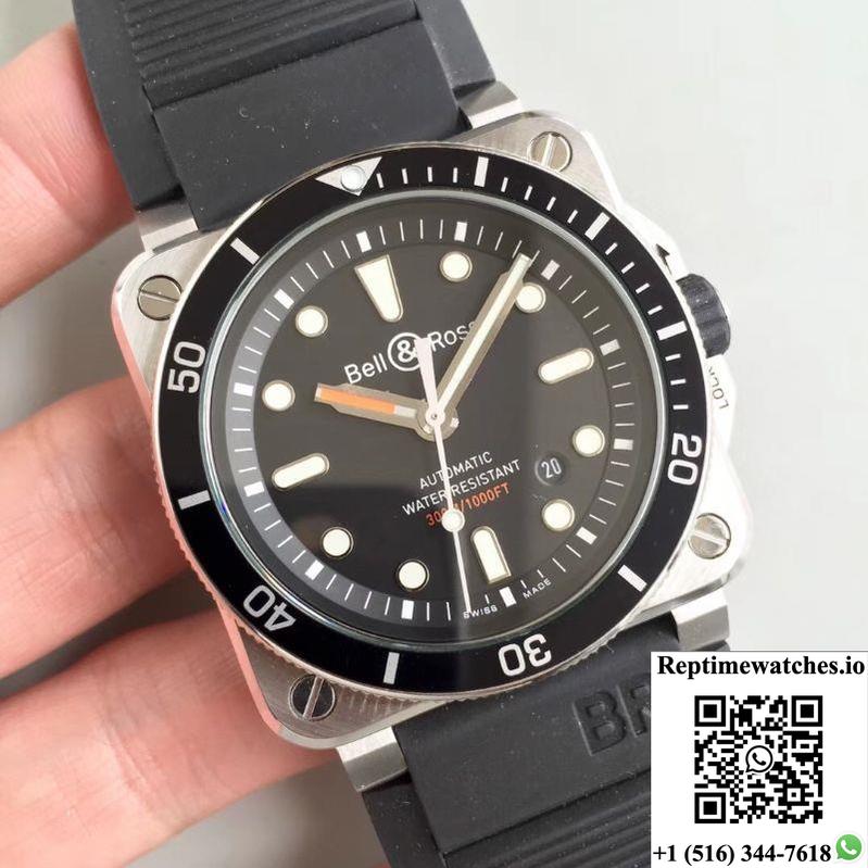 Bell & Ross Br 03-92 Diver V2 Black Dial-Rep Time Watches