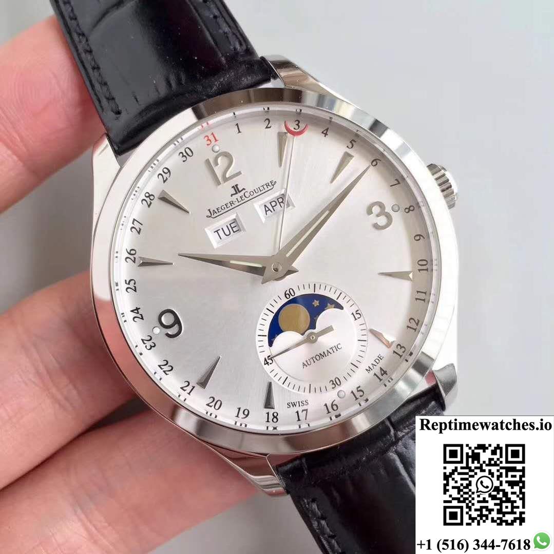 Jaeger-Lecoultre Master Calendar 1558420 Om Factory Silver Dial 39Mm-Rep Time Watches