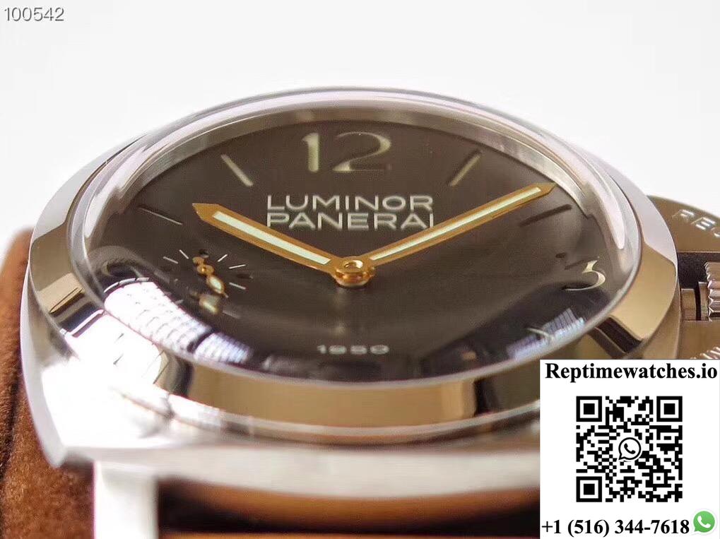 Panerai Luminor 1950 Pam127 Zf Factory Superlumed Black Dial-Rep Time Watches
