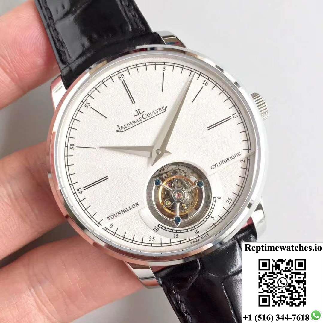 Jaeger-Lecoultre Master 5086420 Tourbillon White Dial R8 Factory-Rep Time Watches