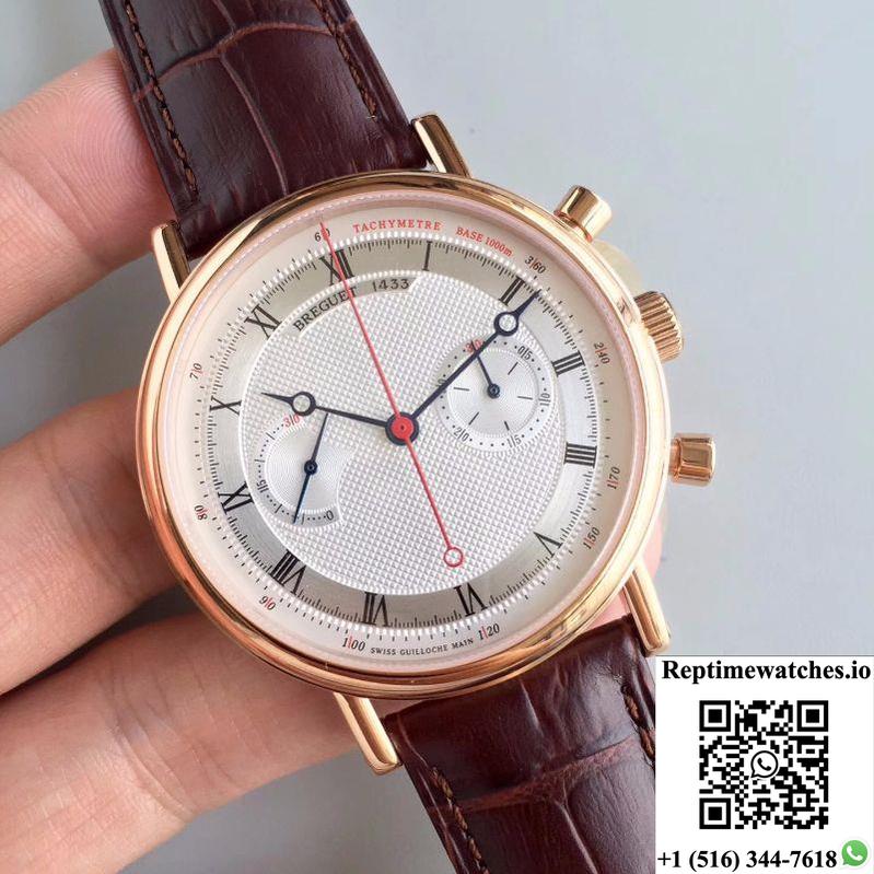 Breguet Classique 5287Br/12/9Zu White Dial-Rep Time Watches