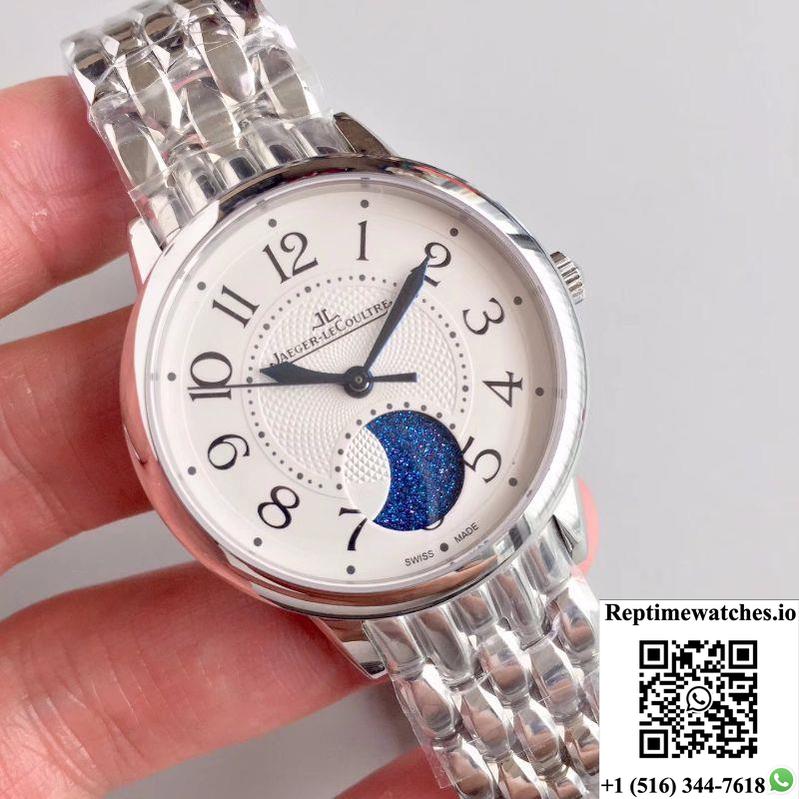 Jaeger-Lecoultre Rendez-Vous 3448420 Stainless Steel Bracelet White Dial-Rep Time Watches