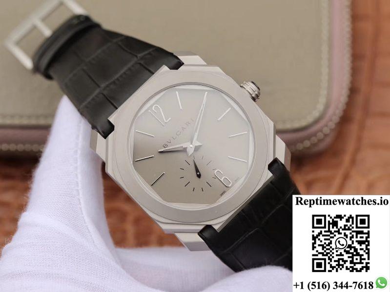 Bvlgari Octo Finissimo Extra Thin Automatic 103035 Gray Dial-Rep Time Watches