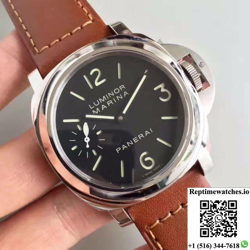 Panerai Luminor Marina Pam 111 Noob Factory Black Dial-Rep Time Watches