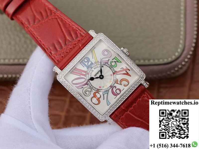Franck Muller Master Square Ladies 6002 M Qz R Gf Factory White Dial-Rep Time Watches