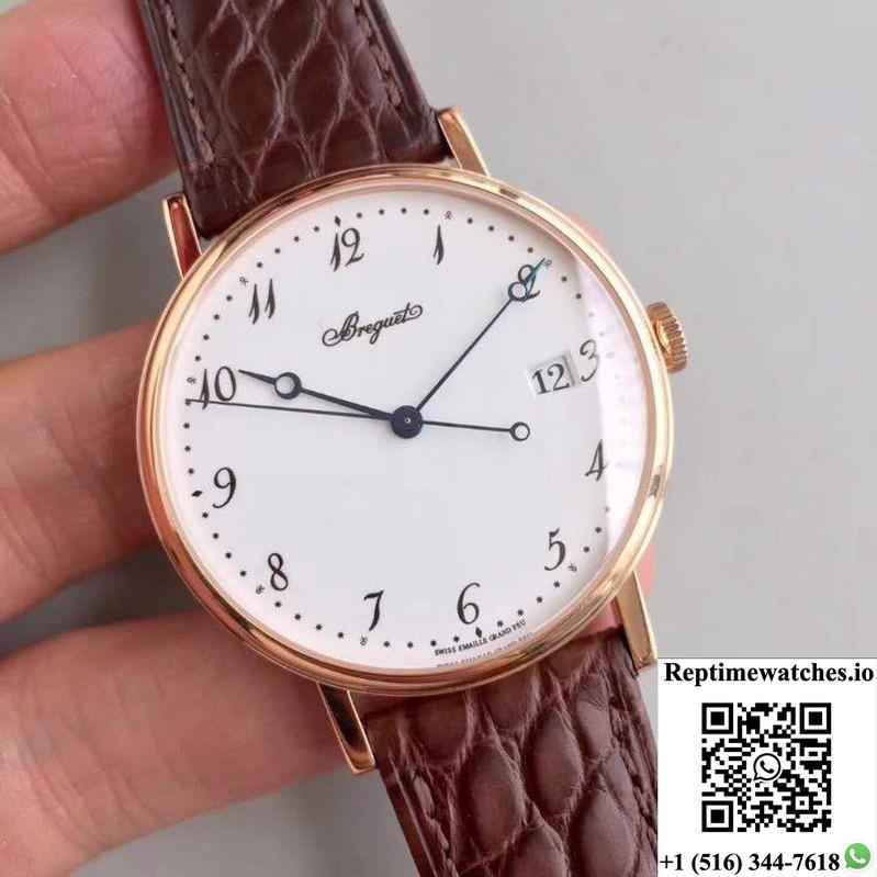 Breguet Classique 5177Br/29/9V6 Mks Factory White Dial-Rep Time Watches