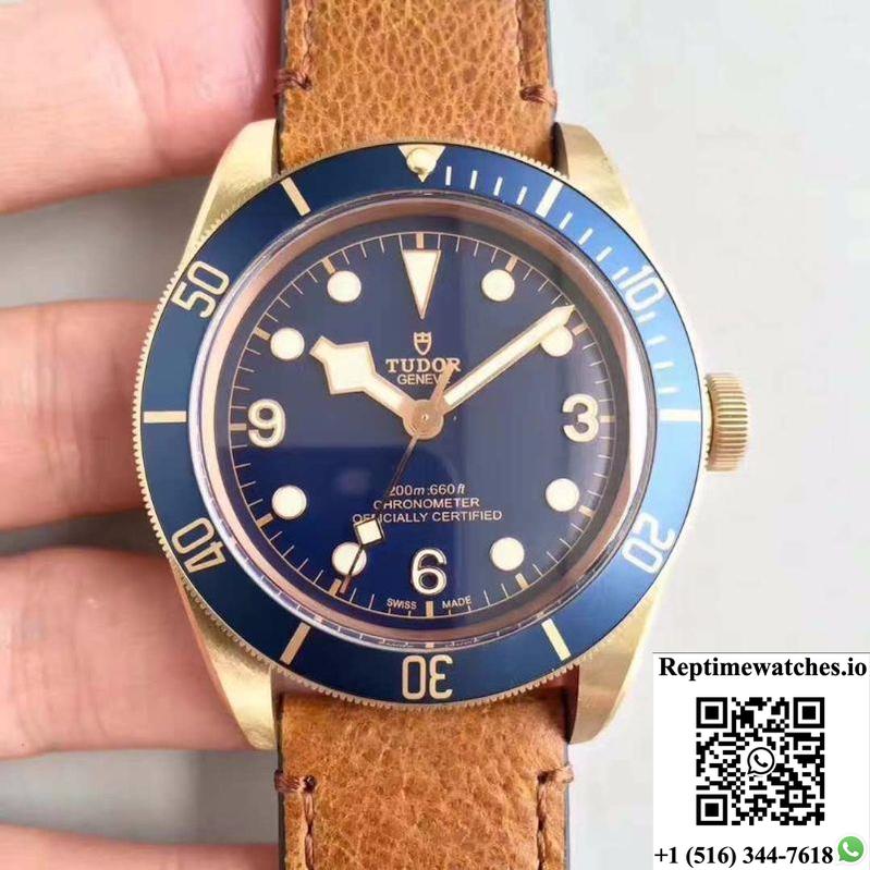 Tudor Heritage Black Bay Bronze M79250Bm Zf Factory V4 Blue Dial-Rep Time Watches