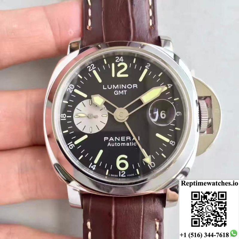 Panerai Luminor Gmt Pam088 Black Dial-Rep Time Watches