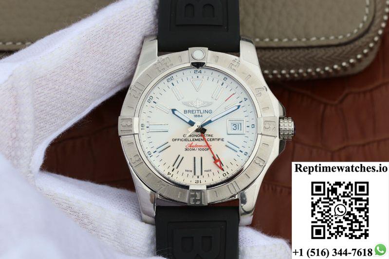 Breitling Avenger Ii Gmt A3239011/G778/153S Gf Factory White Dial-Rep Time Watches