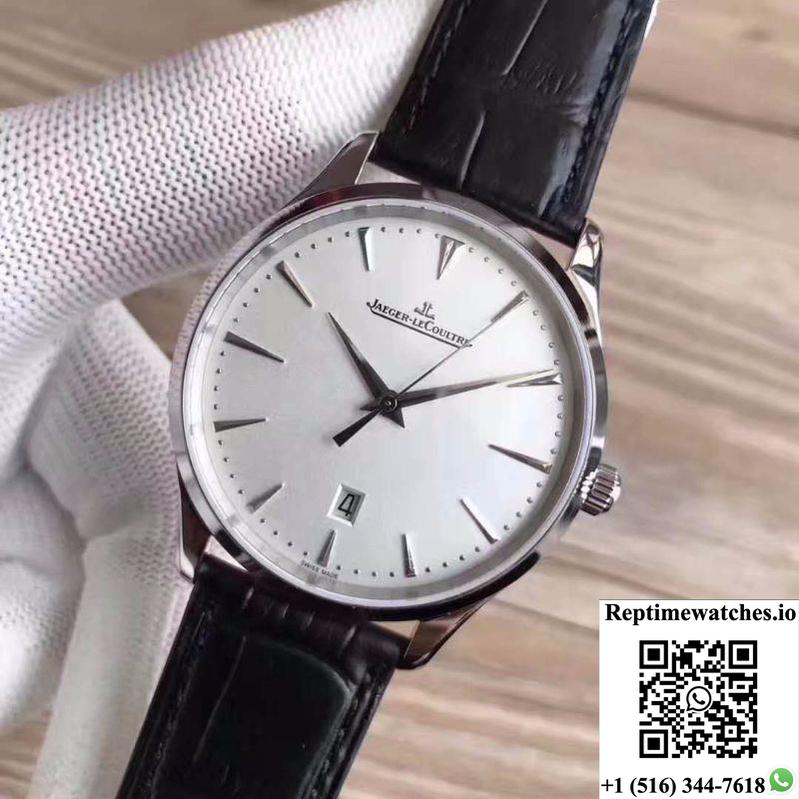 Jaeger-Lecoultre Master Ultra Thin Date 1288420 Zf Factory Silver Dial-Rep Time Watches