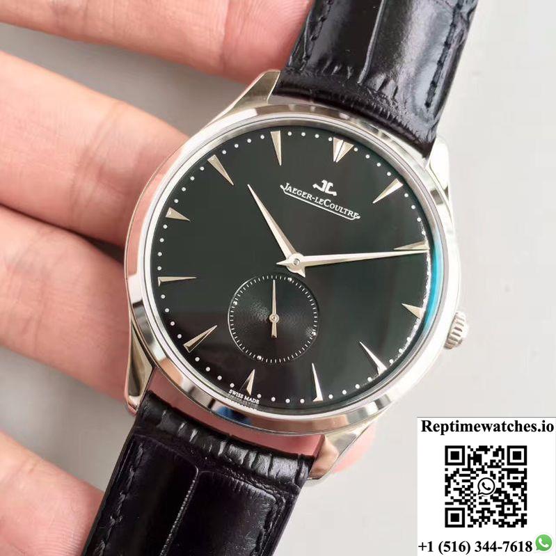 Jaeger-Lecoultre Master Ultra-Thin Q1358470 Zf Factory Black Dial-Rep Time Watches