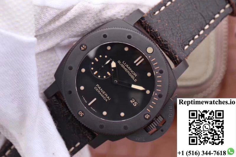 Panerai Luminor Submersible 1950 Pam508 Vs Factory V2 Black Dial-Rep Time Watches