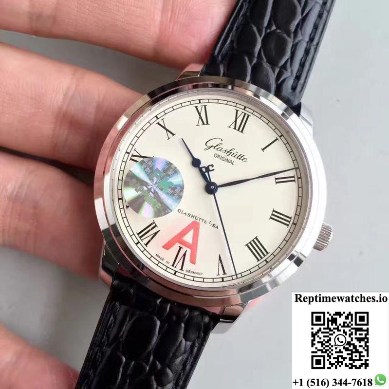 Glashutte Original Senator Excellence 1-39-52-01-02-04 V4 Stainless Steel Case White Dial Fk Factory-Rep Time Watches
