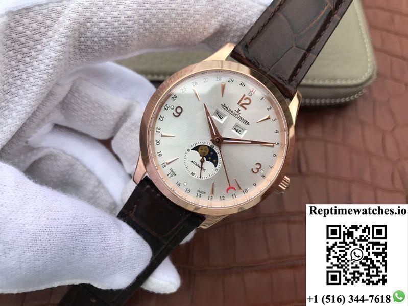 Jaeger-Lecoultre Master Calendar 1552520 Km Facrory Silver Dial-Rep Time Watches