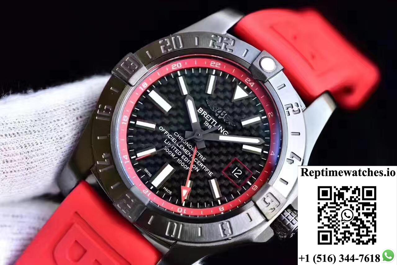 Breitling Avenger Ii Gmt A3239011/Bc35/433X/A20Ba.1 Gf Factory Black Dial-Rep Time Watches