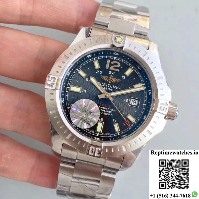 Breitling Colt Automatic 44Mm A1738811-Bd44-173A Gf Factory Black Dial-Rep Time Watches