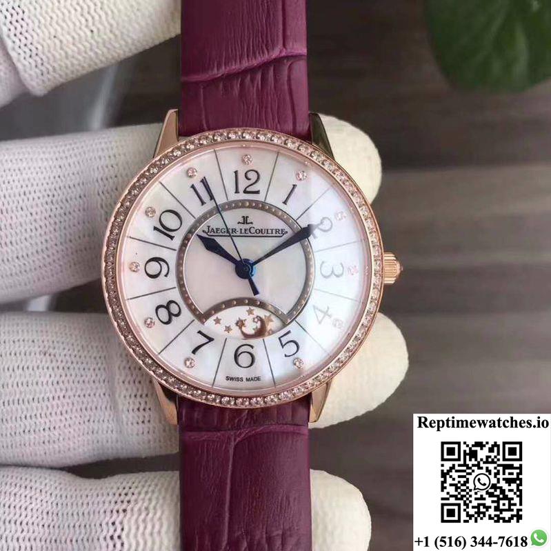 Jaeger-Lecoultre Dating Ladies White Dial-Rep Time Watches