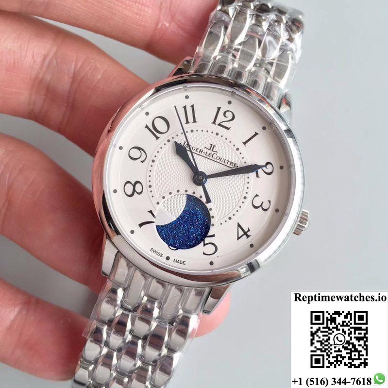 Jaeger-Lecoultre Rendez-Vous 3448420 Stainless Steel Bracelet White Dial-Rep Time Watches