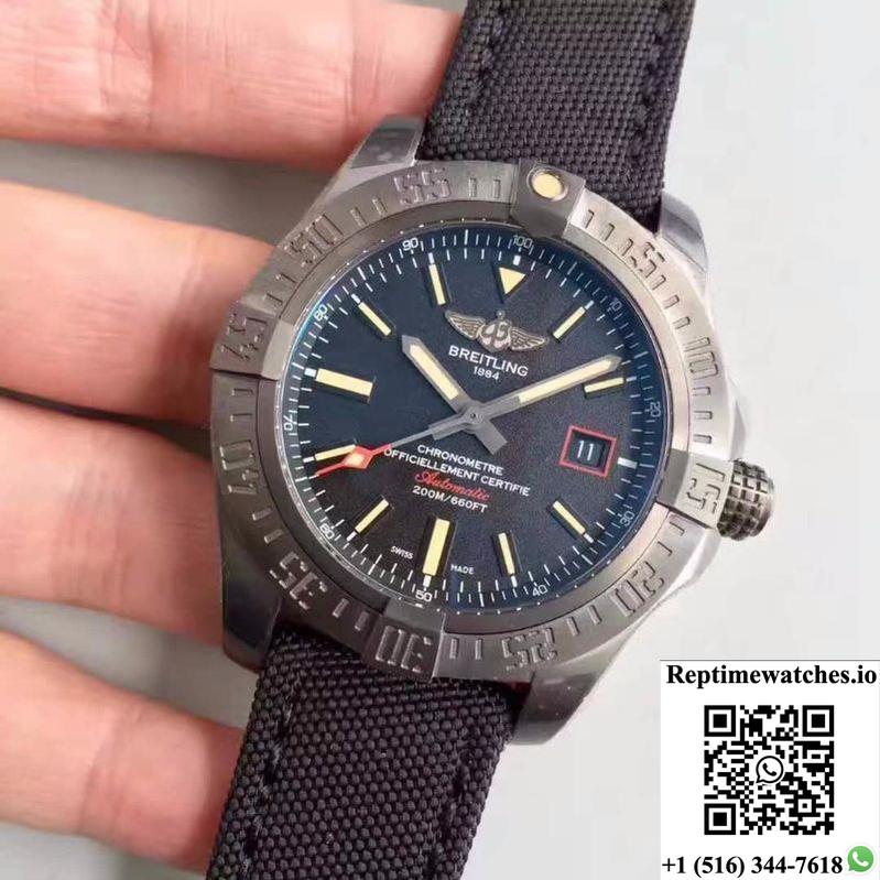 Breitling Avenger Blackbird 44 V1731110/Bd74/109W/M20Basa.1 Gf Factory Black Dial-Rep Time Watches