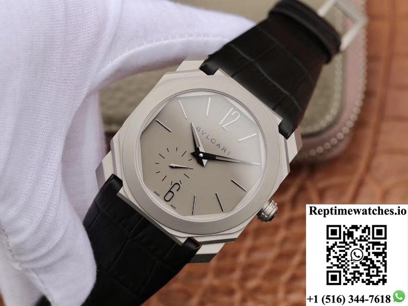 Bvlgari Octo Finissimo Extra Thin Automatic 103035 Gray Dial-Rep Time Watches