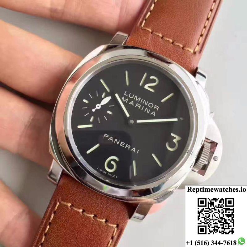 Panerai Luminor Marina Pam 111 Noob Factory Black Dial-Rep Time Watches
