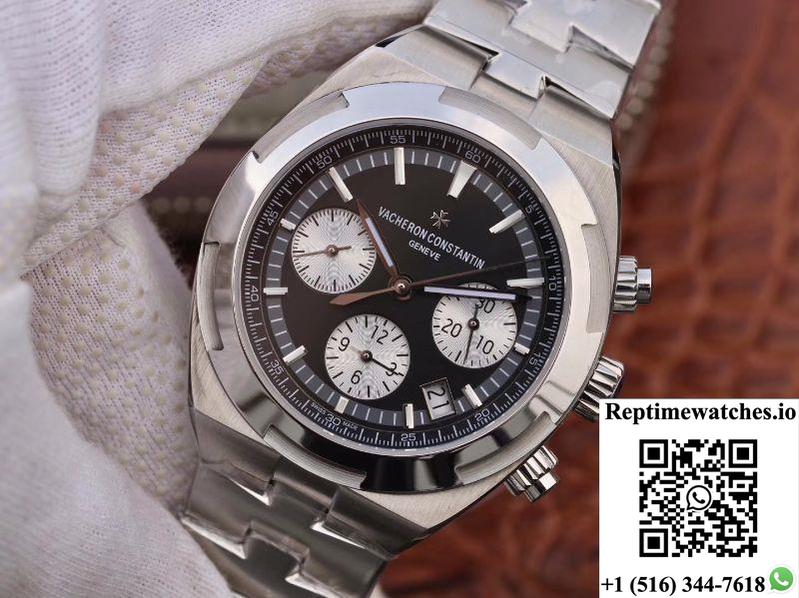 Vacheron Constantin Overseas 5500V/110A-B481 8F Factory Black Dial-Rep Time Watches