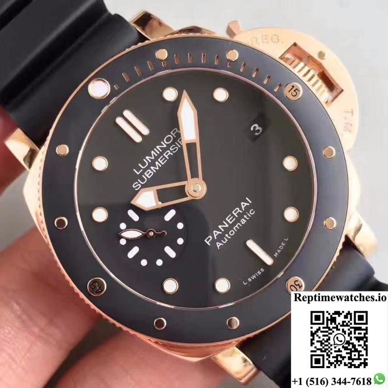 Panerai Luminor Submersible Pam684 Xf Factory Black Dial-Rep Time Watches